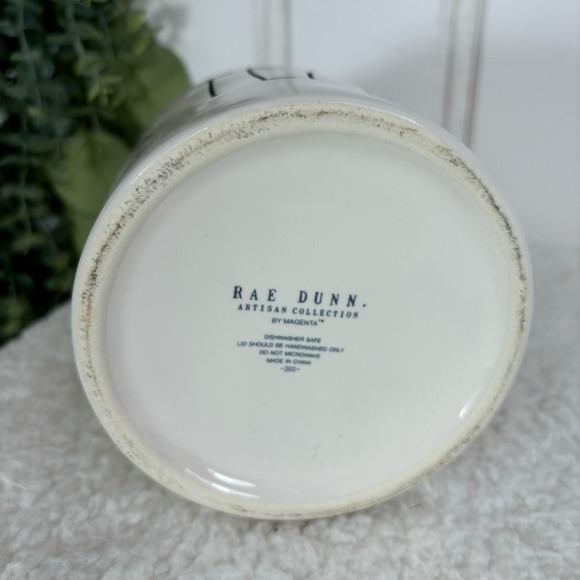 Rae Dunn TEA Canister Jar Ceramic Artisan Collection by Magenta Farmhouse Decor - Picture 4 of 7